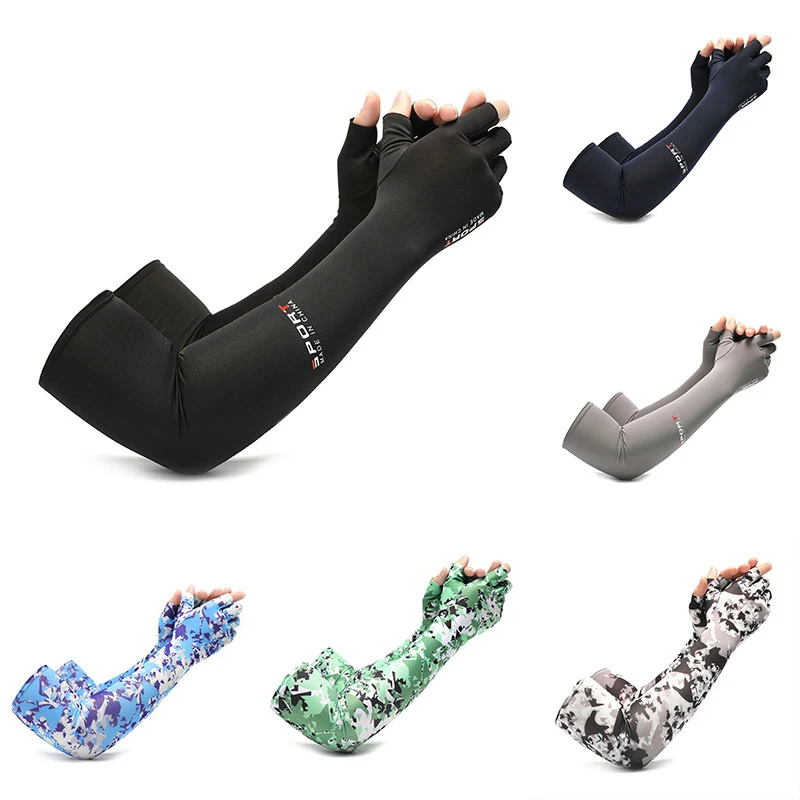 Cool Men Women Arm Sleeve Gloves Running Cycling Sleeves Fishing Bike Sport Protective Arm Warmers UV Protection Cover
Cool Men Women Arm Sleeve Gloves Running Cycling Sleeves Fishing Bike Sport Protective Arm Warmers UV Protection Cover