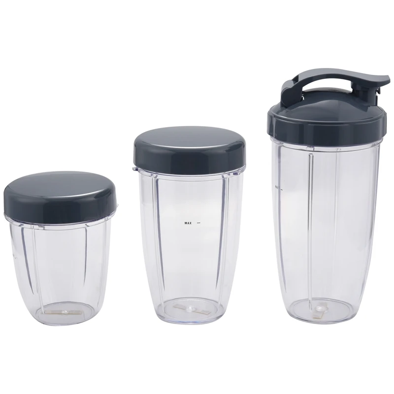 3Pcs Replacement Cups 32 Oz Colossal +24 Oz Tall +18oz Small Cup+3 Lids For Nutribullet Fruit Juicer Parts Kitchen Appliance Bot
3Pcs Replacement Cups 32 Oz Colossal +24 Oz Tall +18oz Small Cup+3 Lids For Nutribullet Fruit Juicer Parts Kitchen Appliance Bot