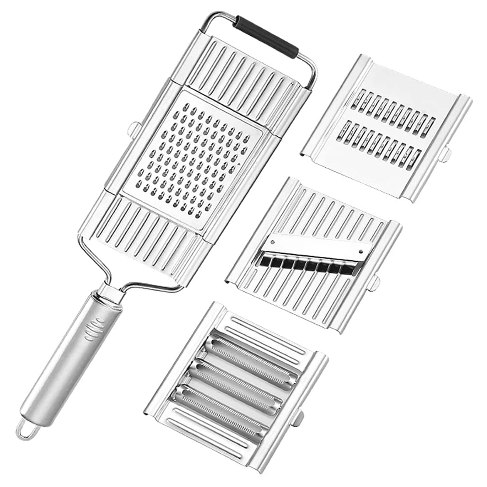 New Multi-purpose Slicer Cuts Stainless Steel Grater Peeler Set Cheese Grater Cabbage Shredder Kitchen Tool For Kitchen
New Multi-purpose Slicer Cuts Stainless Steel Grater Peeler Set Cheese Grater Cabbage Shredder Kitchen Tool For Kitchen