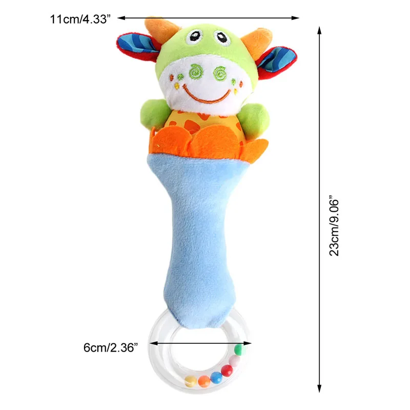 Kids Baby Rattle Toys Handbells Soft Plush Baby Developmental Toy Animal Style T8ND
Kids Baby Rattle Toys Handbells Soft Plush Baby Developmental Toy Animal Style T8ND
