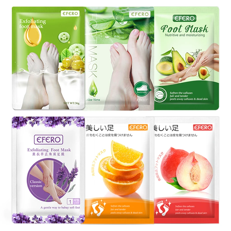 EFERO 7Pair Foot Peeling Mask Exfoliating Foot Mask Pedicure Socks Remove Dead Dry Skin Heels Exfoliation for Feet Mask for Legs
EFERO 7Pair Foot Peeling Mask Exfoliating Foot Mask Pedicure Socks Remove Dead Dry Skin Heels Exfoliation for Feet Mask for Legs