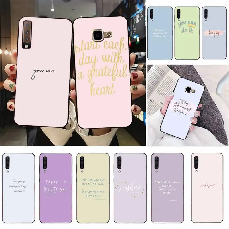 Color background maxim motivating text Phone Cover for Samsung Galaxy A51 30s 21S A10 70 40 Fundas Coque Bumper
Color background maxim motivating text Phone Cover for Samsung Galaxy A51 30s 21S A10 70 40 Fundas Coque Bumper