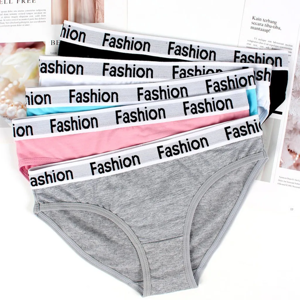 Fashion Letter Print Cotton Underwear Women's Panties Comfort Underpants Briefs For Woman Sexy Low-Rise Pantys Intimates S-XL #W
Fashion Letter Print Cotton Underwear Women's Panties Comfort Underpants Briefs For Woman Sexy Low-Rise Pantys Intimates S-XL #W