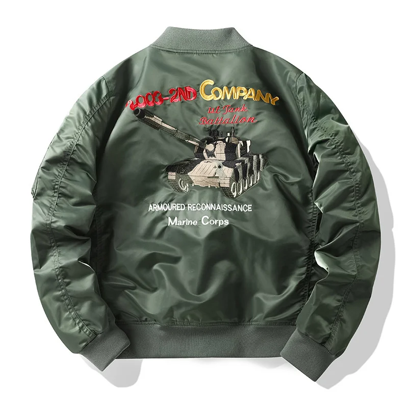 Мужская куртка-пилот ВВС, мужская бейсбольная куртка с вышивкой, большая куртка, трендовая куртка для инструментов
Мужская куртка-пилот ВВС, мужская бейсбольная куртка с вышивкой, большая куртка, трендовая куртка для инструментов