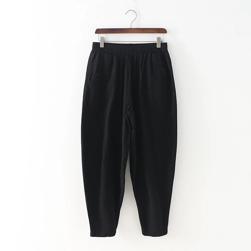 Aransue 4 Colors Lady Trousers Cotton linen Harem Pants Elastic Waist Hippie Pantalon Loose Casual Sweatpants Good quality
Aransue 4 Colors Lady Trousers Cotton linen Harem Pants Elastic Waist Hippie Pantalon Loose Casual Sweatpants Good quality