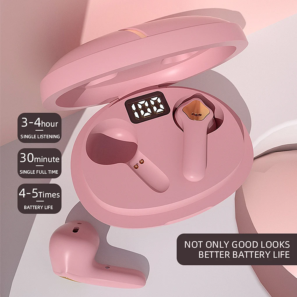 T88 Earphone For Girls Wireless Headphone Sport Bluetooth 5.1 Headset Stereo Earbuds with Mic Helmets For Phones
T88 Earphone For Girls Wireless Headphone Sport Bluetooth 5.1 Headset Stereo Earbuds with Mic Helmets For Phones