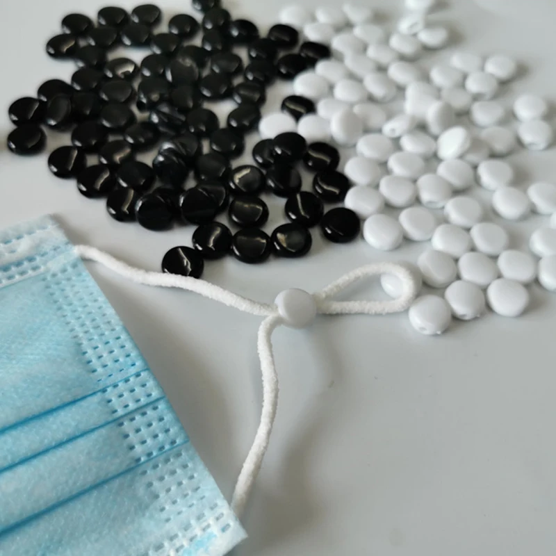 100Pcs Plastic Anti-slip Flat Spiral Buckle Adjustable Beads Mask Buckles Drawstring Button Elastic Band Ear Cord Accessories
100Pcs Plastic Anti-slip Flat Spiral Buckle Adjustable Beads Mask Buckles Drawstring Button Elastic Band Ear Cord Accessories