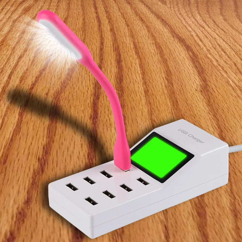 Сетевое зарядное устройство с 8 USB-портами и поддержкой быстрой зарядки |