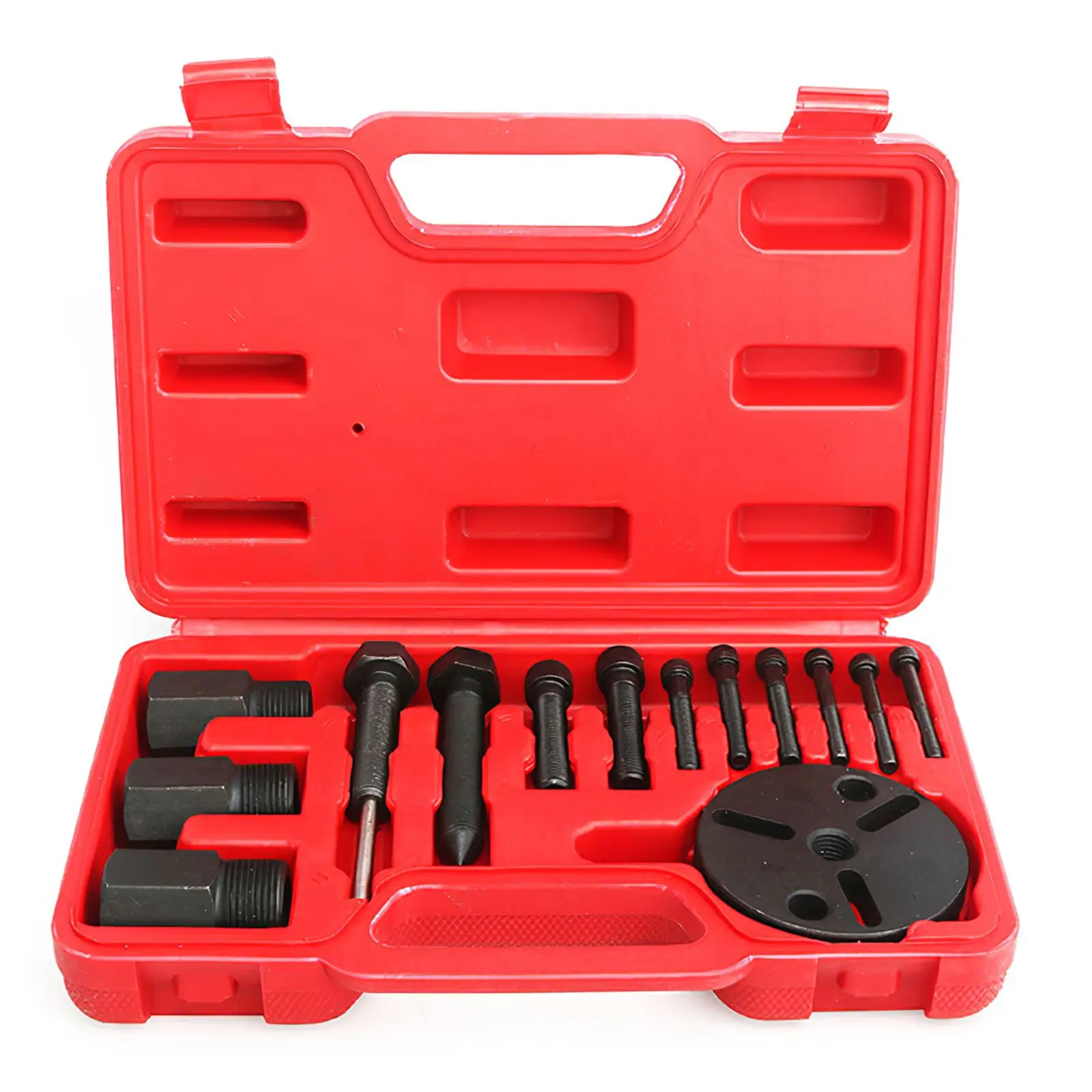 14pcs Compressor Clutch Removers Kit Steel Clutch Installer Set Clutch Pump Head Remover Air Conditioning Compressor Repair Tool
14pcs Compressor Clutch Removers Kit Steel Clutch Installer Set Clutch Pump Head Remover Air Conditioning Compressor Repair Tool