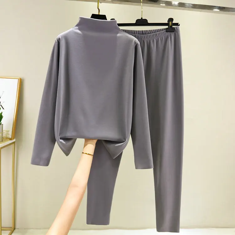 Two Piece Sets Knitted Sweater Autumn Winter Women Slim Sport Suits Long Pants Women Jogging Outfits Warm Turtleneck Sweater2021
Two Piece Sets Knitted Sweater Autumn Winter Women Slim Sport Suits Long Pants Women Jogging Outfits Warm Turtleneck Sweater2021