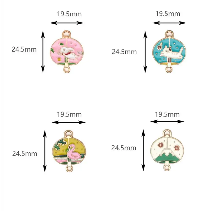Enamel Animal Fan Charms Double Hooks Pendants DIY Handmade Earring Bracelet Necklace Making Jewelry Accessory
Enamel Animal Fan Charms Double Hooks Pendants DIY Handmade Earring Bracelet Necklace Making Jewelry Accessory