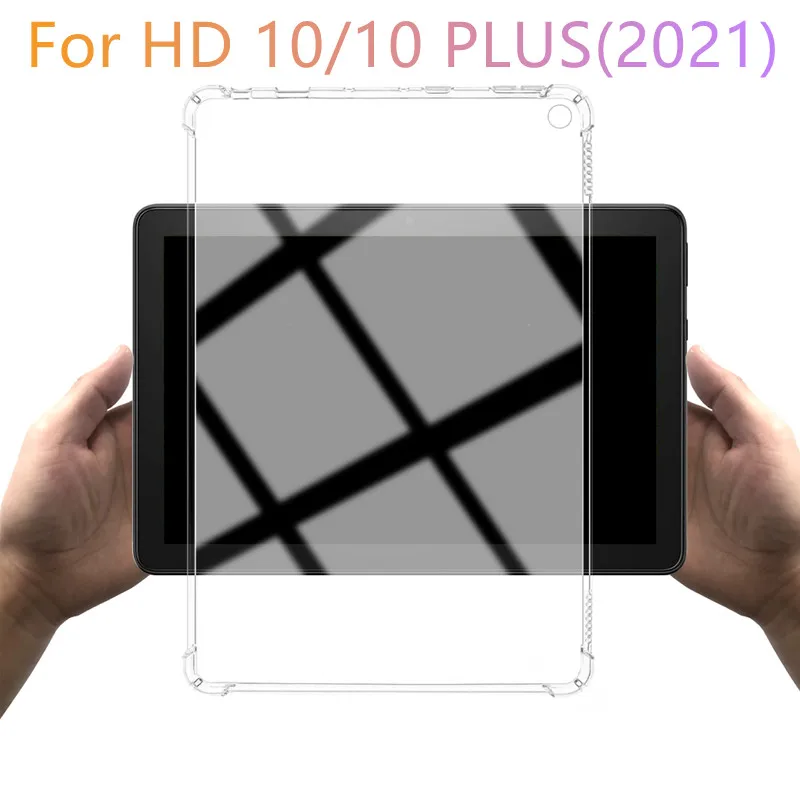 Чехол для планшета Amazon Kindle Fire HD 10 HD10 2021, чехол для нового Fire HD 10 Plus, прозрачный тонкий чехол из ТПУ с подушкой безопасности, защита от падения
Чехол для планшета Amazon Kindle Fire HD 10 HD10 2021, чехол для нового Fire HD 10 Plus, прозрачный тонкий чехол из ТПУ с подушкой безопасности, защита от падения