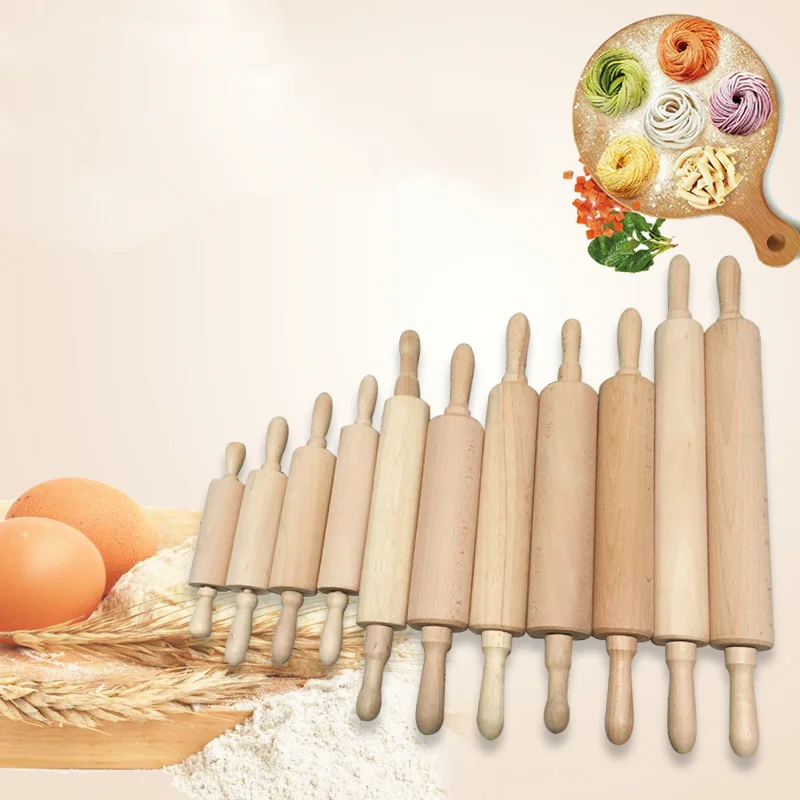 5 size Wooden Rolling Pin Kitchen Cooking Baking Tools Accessories Crafts Fondant Cake Decoration Dough Roller Noodle Biscuit
5 size Wooden Rolling Pin Kitchen Cooking Baking Tools Accessories Crafts Fondant Cake Decoration Dough Roller Noodle Biscuit
