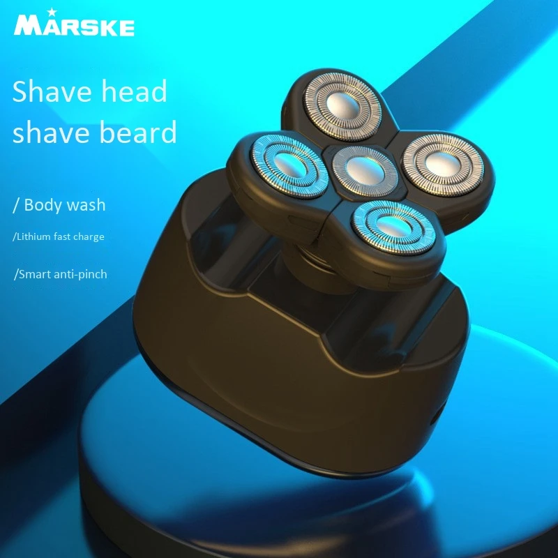 MARSKE 1Pcs ABS Razor Men's Multi-Function LCD Digital Display Razor 5-Head 4D Bald Machine Set
MARSKE 1Pcs ABS Razor Men's Multi-Function LCD Digital Display Razor 5-Head 4D Bald Machine Set