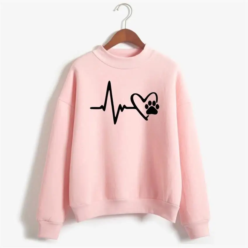 Heartbeat Dog Cat Print Hoodies For Women Kawaii Hoodies Tops Sweatshirt Femmes Casual Pockets Plus Harajuku Clothes Pink
Heartbeat Dog Cat Print Hoodies For Women Kawaii Hoodies Tops Sweatshirt Femmes Casual Pockets Plus Harajuku Clothes Pink