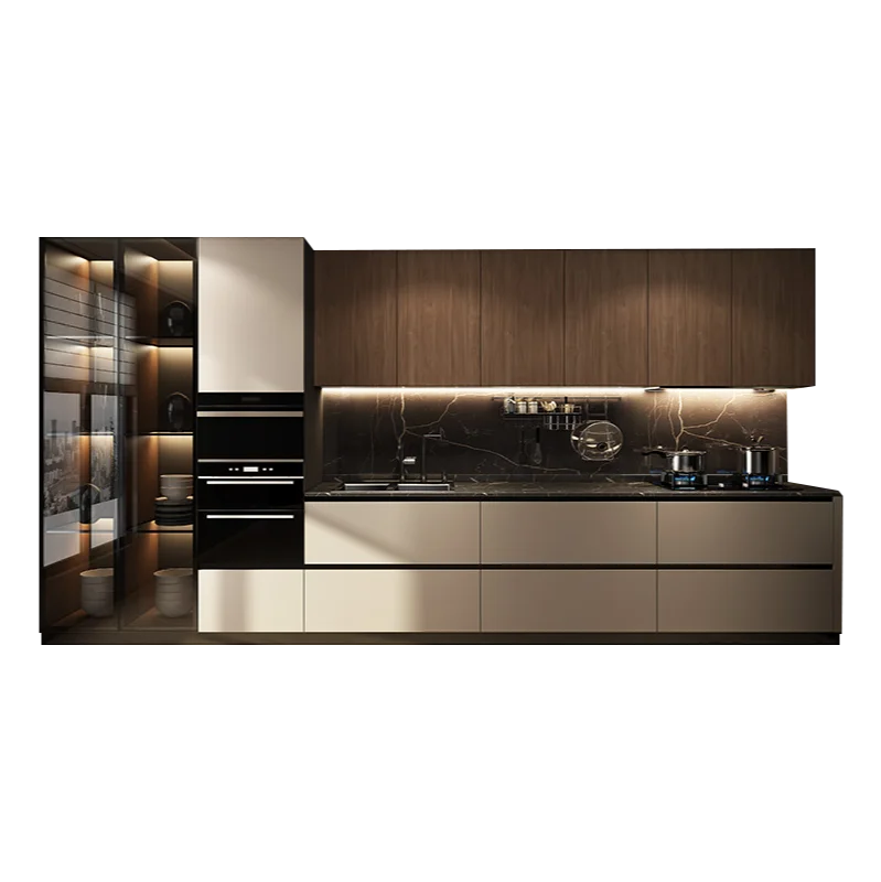 Kitchen cabinets Modern minimalist quartz quartz countertops are custom-assembled for overall kitchen cabinet assembly
Kitchen cabinets Modern minimalist quartz quartz countertops are custom-assembled for overall kitchen cabinet assembly