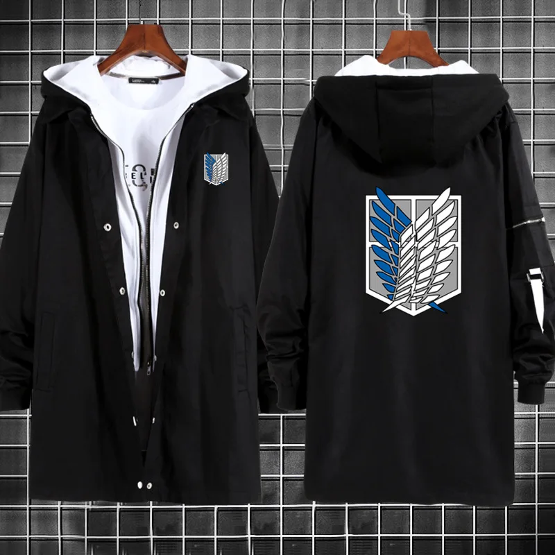 Attack on Titan Eren Levi Windbreaker Cosplay Costumes Women Men Long Hoodie Hooded Coat Jacket Top Wind Trench
Attack on Titan Eren Levi Windbreaker Cosplay Costumes Women Men Long Hoodie Hooded Coat Jacket Top Wind Trench