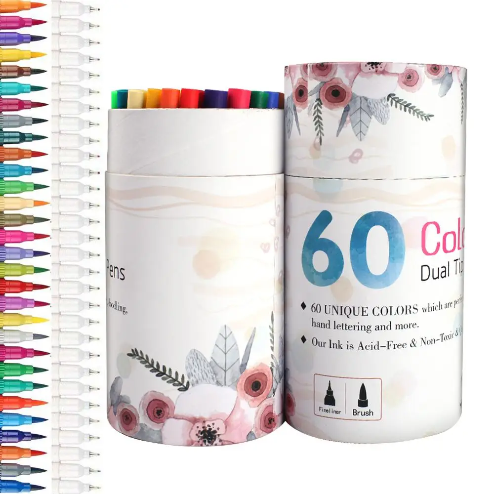 60pcs / Set Candy Color Highlighter Double-end Marker Pen Promotion Art Mark Gift Student School Office Stationery Supplies
60pcs / Set Candy Color Highlighter Double-end Marker Pen Promotion Art Mark Gift Student School Office Stationery Supplies