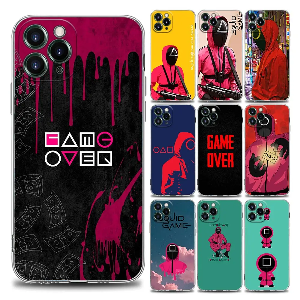 The Squid Game Clear Phone Case for iPhone 11 12 13 Pro Max 7 8 SE XR XS Max 5 5s 6 6s Plus Soft Silicon
The Squid Game Clear Phone Case for iPhone 11 12 13 Pro Max 7 8 SE XR XS Max 5 5s 6 6s Plus Soft Silicon