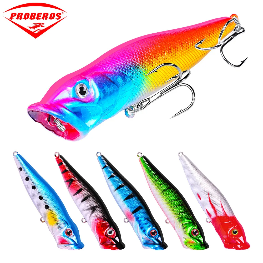 Proberos Quality Popper Fishing Lure 9.5cm12g Topwater Poppers Bait Floating Top Water Altwater Pesca Lures Surface Lures
Proberos Quality Popper Fishing Lure 9.5cm12g Topwater Poppers Bait Floating Top Water Altwater Pesca Lures Surface Lures