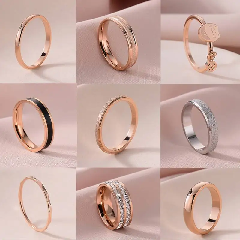 CANZE Korean Style Women Ring Ins Glossy Frosted Epoxy Student Titanium Steel Ring Jewelry
CANZE Korean Style Women Ring Ins Glossy Frosted Epoxy Student Titanium Steel Ring Jewelry