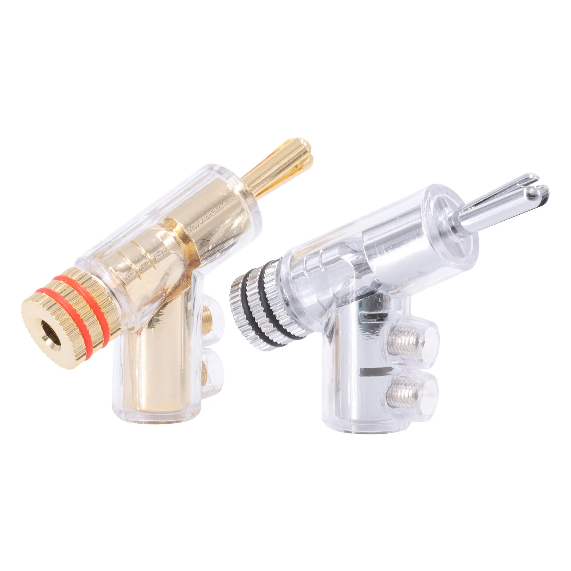 AHSY High-end brass gold-plated rhodium gun type audio and video speaker adapter 6mm banana connector Hifi speaker cable plug
AHSY High-end brass gold-plated rhodium gun type audio and video speaker adapter 6mm banana connector Hifi speaker cable plug