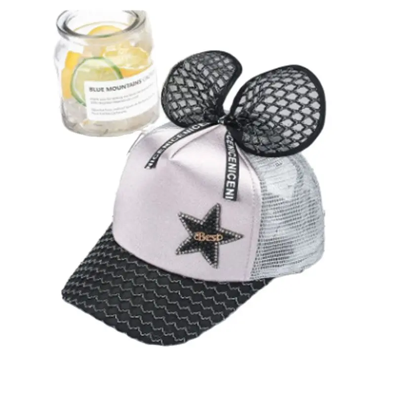 Girls' Summer Mesh Caps Baby Sun Hats Diamond Bows Children's Adjustable Baseball Caps
Girls' Summer Mesh Caps Baby Sun Hats Diamond Bows Children's Adjustable Baseball Caps