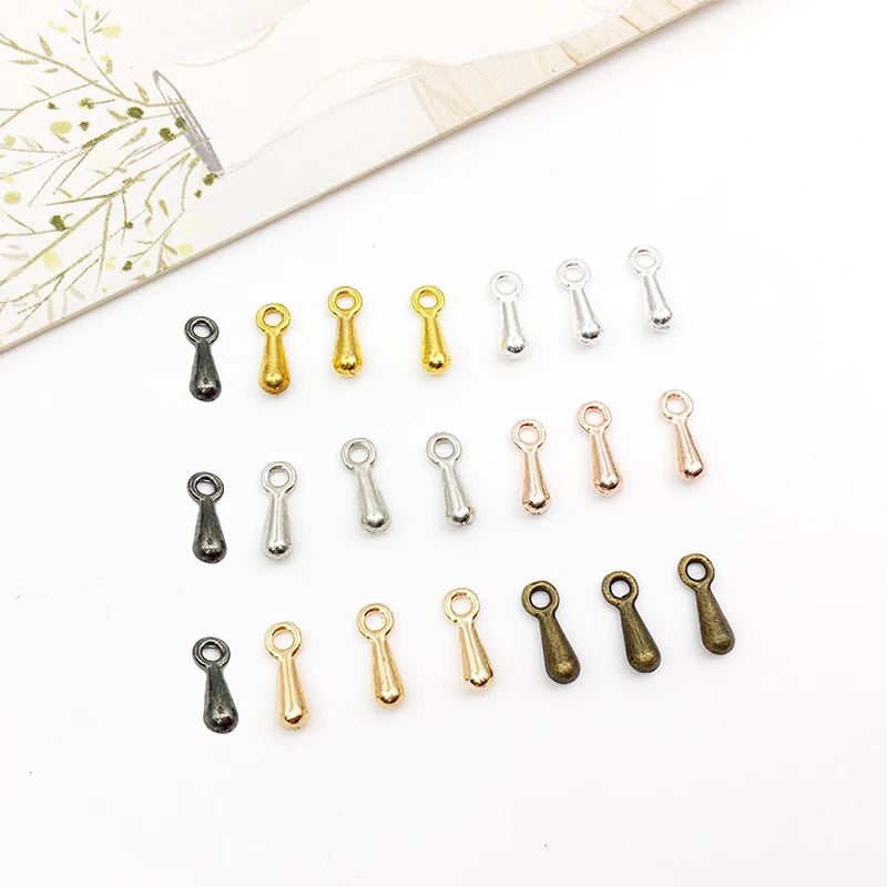 200pcs/lot 7 Colors Alloy Droplets Charms Drops End Beads Extender Tail Chain for DIY Jewelry Making Accessories
200pcs/lot 7 Colors Alloy Droplets Charms Drops End Beads Extender Tail Chain for DIY Jewelry Making Accessories