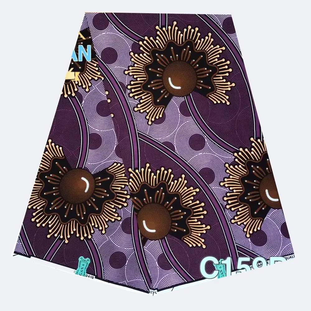 Lasted ankara african print 100% cotton wax prints fabric real soft wax wholesale all water design 
Lasted ankara african print 100% cotton wax prints fabric real soft wax wholesale all water design
