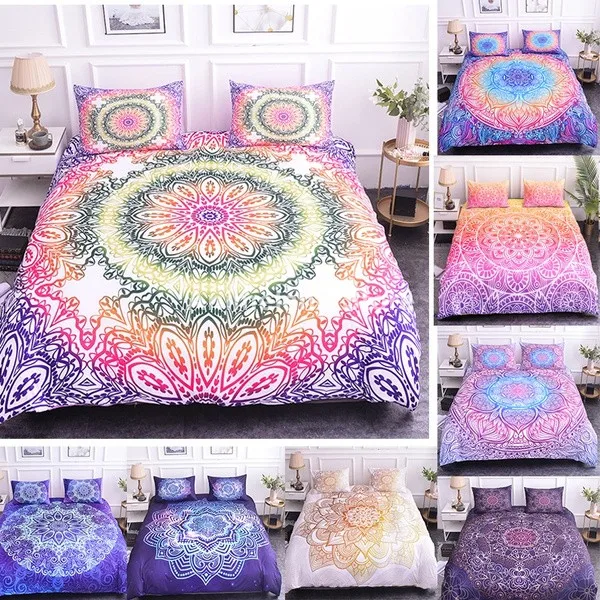 2021 New Mandala Pattern 3D Print Fantasy Beautiful Bedding Set Bedroom Bed Duvet Cover Sets Bedclothes Queen King Single Size
2021 New Mandala Pattern 3D Print Fantasy Beautiful Bedding Set Bedroom Bed Duvet Cover Sets Bedclothes Queen King Single Size