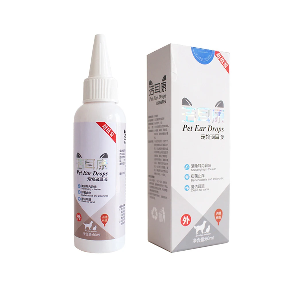 

Cat And Dog Ear Cleaner Pet Ear Drops For Infections Control Yeast Mites Removes Ear Mites And Ear Wax Pets Ears Cleaner