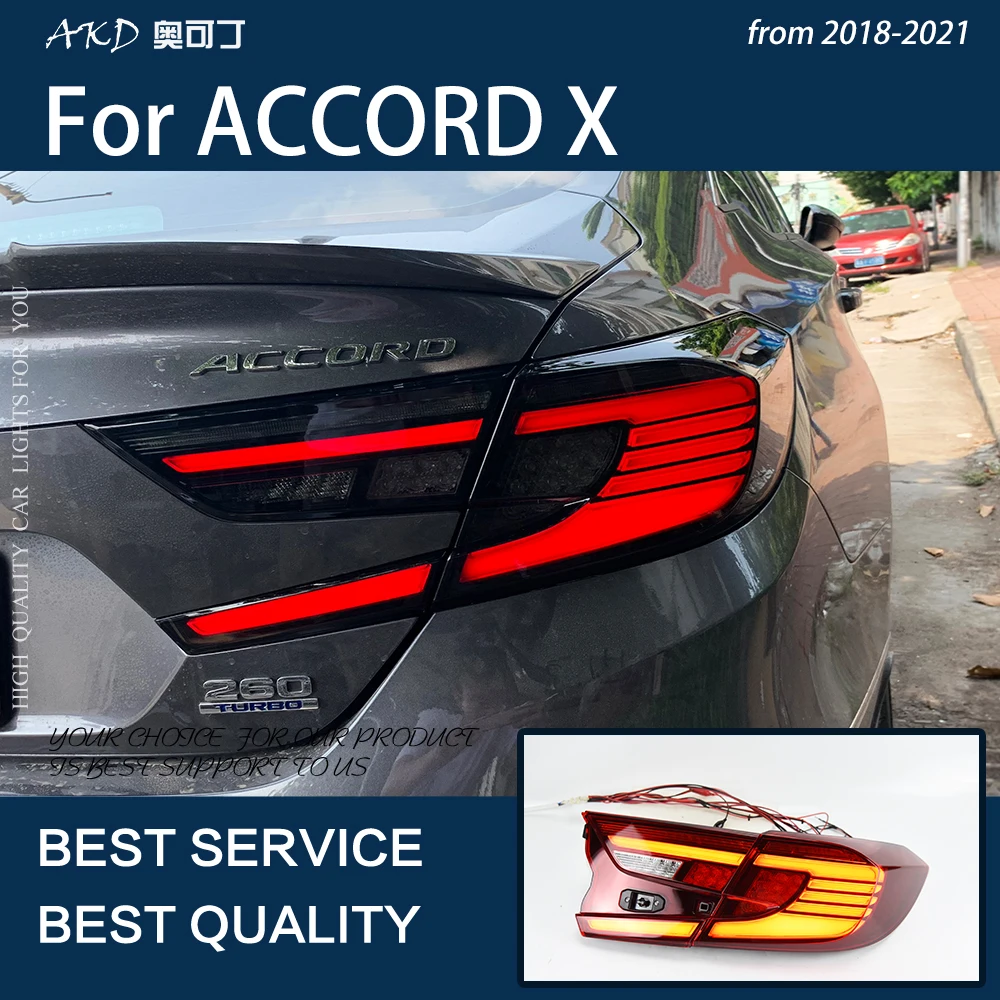 Car Lights For Accord X 2018-2021 G10 LED Taillights Rear Fog Lamp Dynamic Turn Signal Highlight Reversing And Brake Accessories
Car Lights For Accord X 2018-2021 G10 LED Taillights Rear Fog Lamp Dynamic Turn Signal Highlight Reversing And Brake Accessories