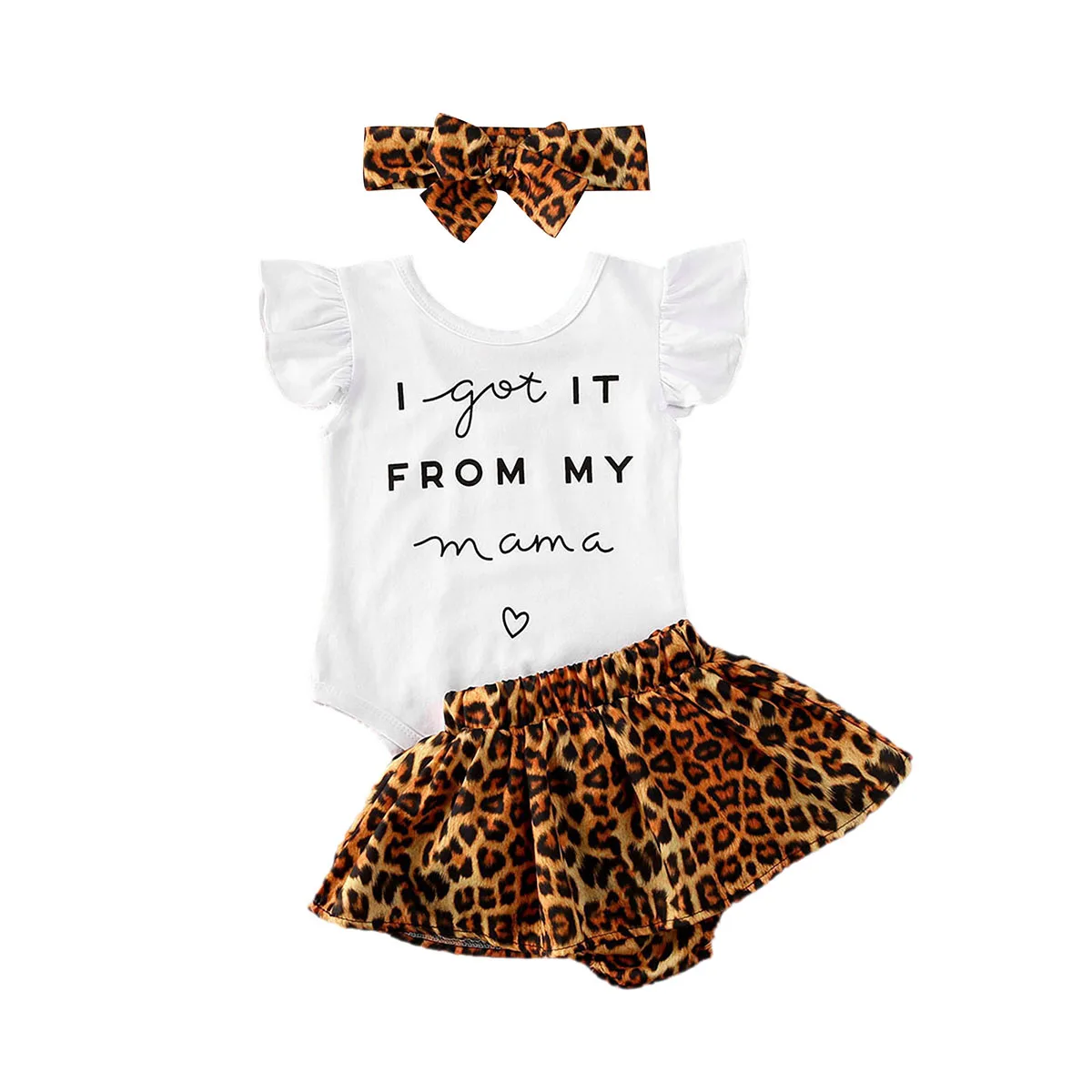 0-24M Summer Newborn Baby Girl Clothes Set Leopard Outfits Set Letter Bodysuit+Shorts+Headband Cute Baby Clothes
0-24M Summer Newborn Baby Girl Clothes Set Leopard Outfits Set Letter Bodysuit+Shorts+Headband Cute Baby Clothes