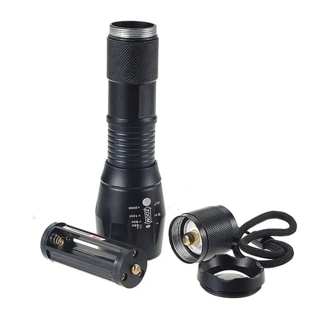 Waterproof Portable XML T6 LED 3 Modes Camping Lantern Zoomable Flashlight Torch Lamp Focus Light 5000 Lumens
Waterproof Portable XML T6 LED 3 Modes Camping Lantern Zoomable Flashlight Torch Lamp Focus Light 5000 Lumens