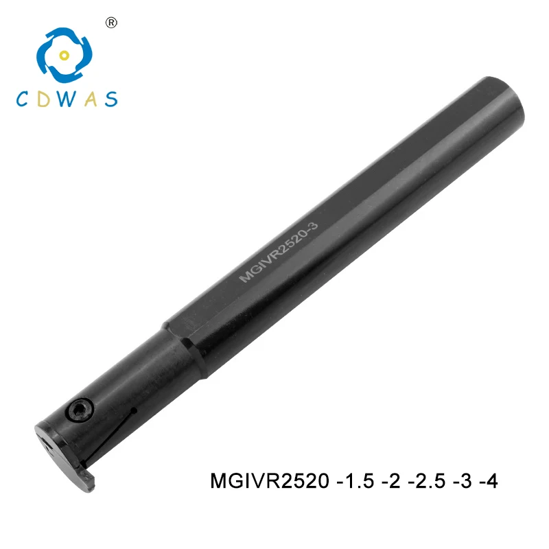 

MGIVR2520 1.5 2 3 4 mm MGIVL2520 Internal Turning Tool Holder Grooving Bar CNC Lathe Cutter Tool For MGMN MRMN Carbide Inserts