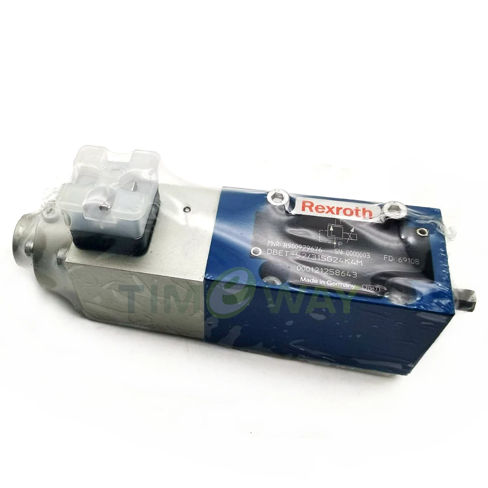 Rexroth Solenoid Valve DBET-52/315G24K4M Proportional Relief Valve R900546617
Rexroth Solenoid Valve DBET-52/315G24K4M Proportional Relief Valve R900546617