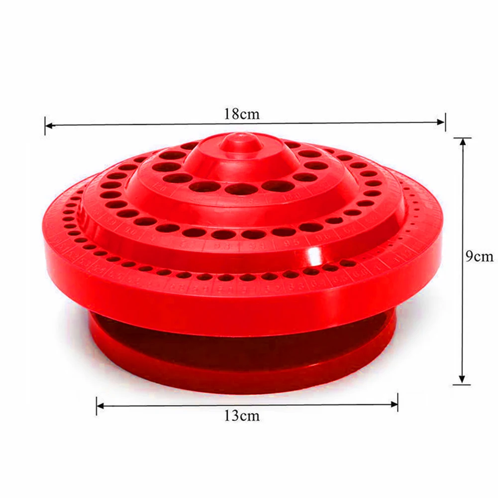 100 Holes Drill Bit Plastic Organizer Box Container Holder 1-13mm Storage Case Round Shape Rotary Drill Storage Box
100 Holes Drill Bit Plastic Organizer Box Container Holder 1-13mm Storage Case Round Shape Rotary Drill Storage Box