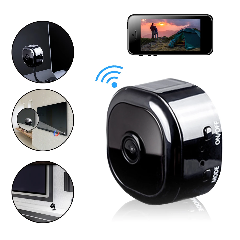 Mini Wireless Camera 1080P HD WiFi Camera with Night Vision Portable Video Recorder Security Camera for Indoor Outdoor
Mini Wireless Camera 1080P HD WiFi Camera with Night Vision Portable Video Recorder Security Camera for Indoor Outdoor
