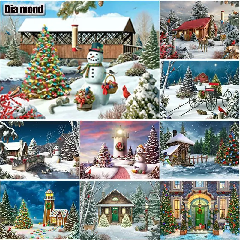 5D DIY Village Scenery Diamond Painting Snowman Full Square Round Drill Diamond Embroidery Cross Stitch Manual Gift Home Decor
5D DIY Village Scenery Diamond Painting Snowman Full Square Round Drill Diamond Embroidery Cross Stitch Manual Gift Home Decor