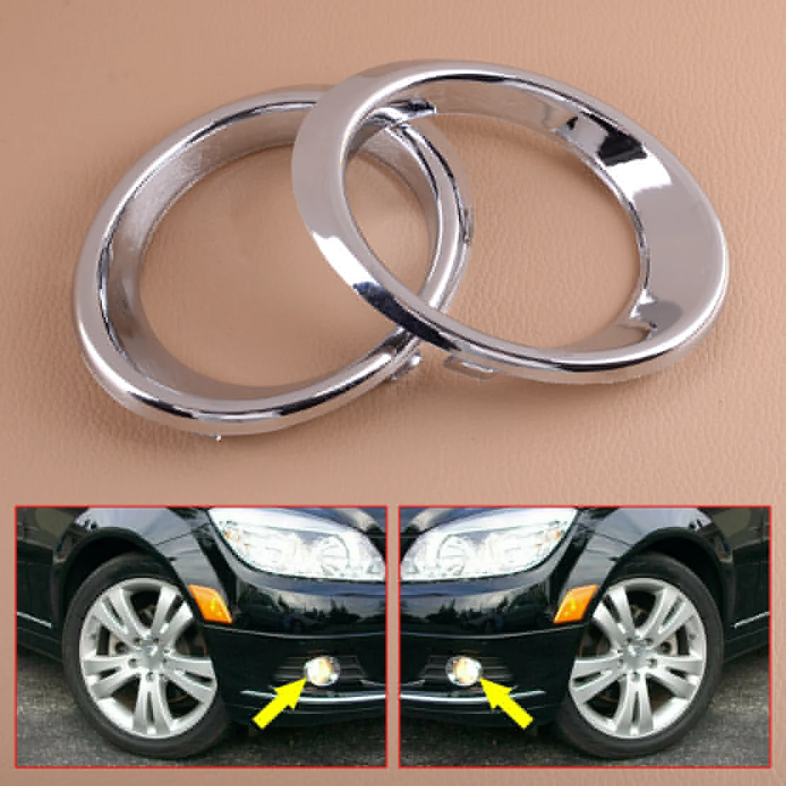 1Pair Front Bumper Fog Light Cover Fit For Mercedes Benz C Class W204 C300 C350 2008 2009 2010 2011 2048850574 2048850674
1Pair Front Bumper Fog Light Cover Fit For Mercedes Benz C Class W204 C300 C350 2008 2009 2010 2011 2048850574 2048850674