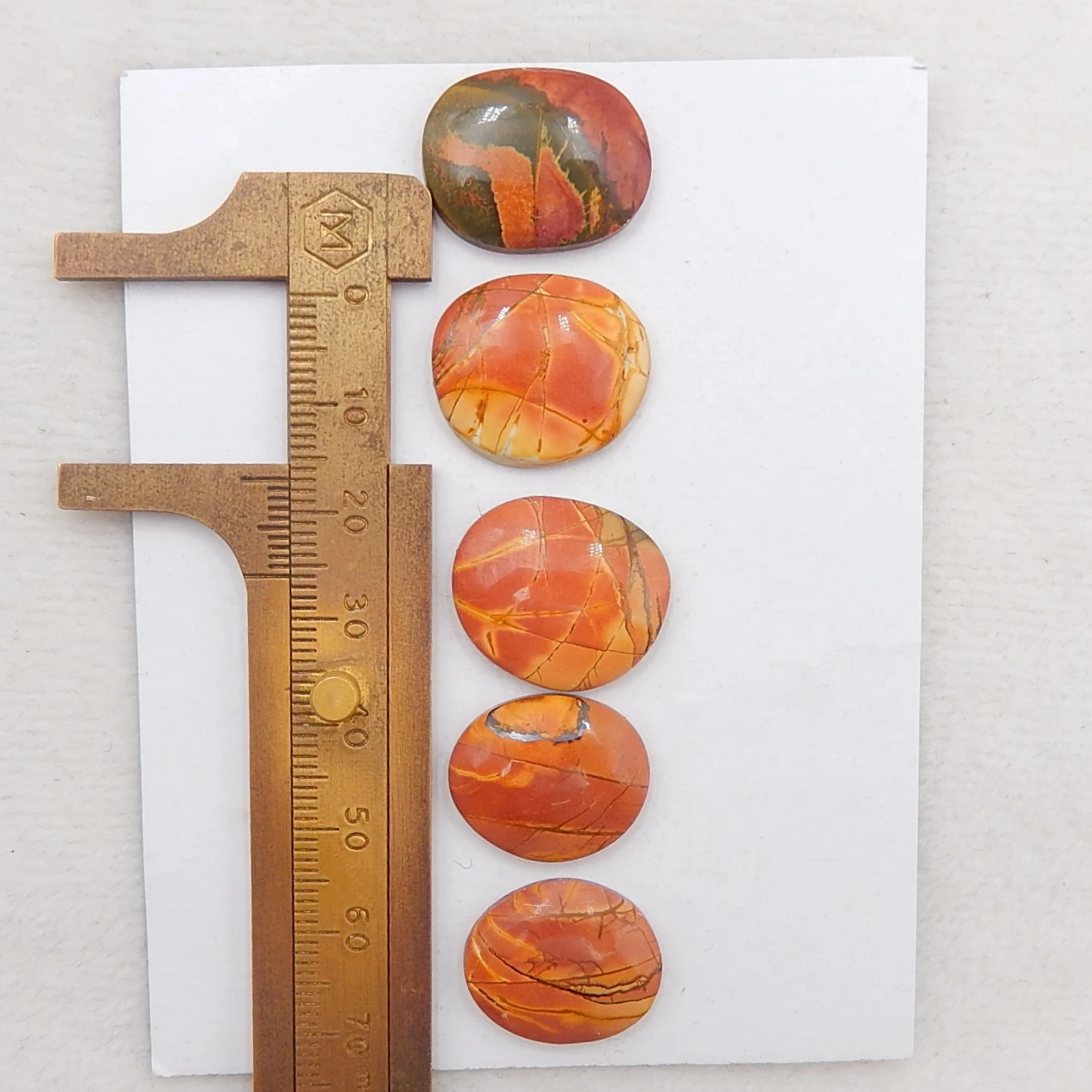 Natural 5 PCS Of Multi-Color Picasso Jasper,Semi-precious Stones, Jewelry Accessories Cabochons 19x15x5mm,21x18x5mm,15.2g
Natural 5 PCS Of Multi-Color Picasso Jasper,Semi-precious Stones, Jewelry Accessories Cabochons 19x15x5mm,21x18x5mm,15.2g