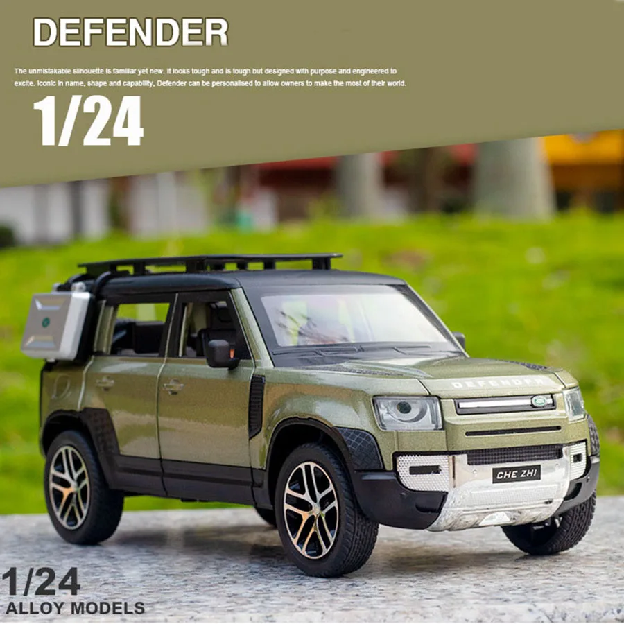 1:24 Scale Land Defender SUV Alloy Car Diecasts & Vehicles Car Model Miniature Pull Back Sound For Kids GiftsToys
1:24 Scale Land Defender SUV Alloy Car Diecasts & Vehicles Car Model Miniature Pull Back Sound For Kids GiftsToys