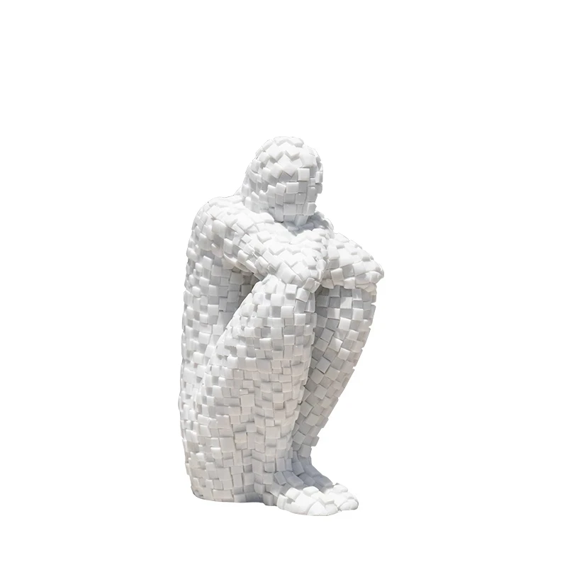 Minimalist Fashion Decorativeism Abstract Art Sculpture Geometric Elements White Home Furnishings
Minimalist Fashion Decorativeism Abstract Art Sculpture Geometric Elements White Home Furnishings
