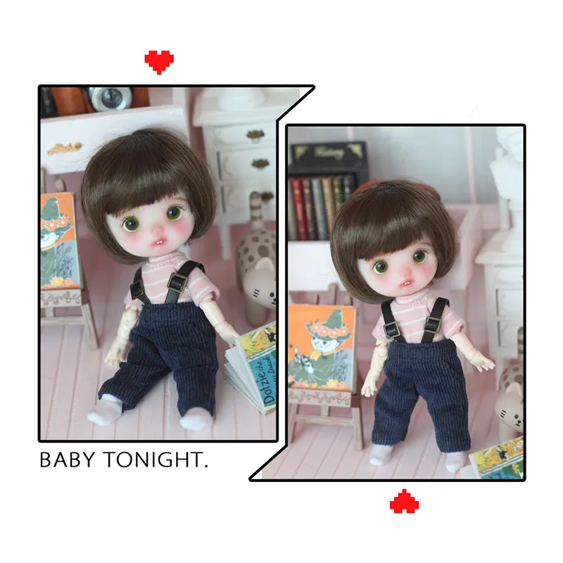Obitsu OB11 doll suit Suitable for 1/12 size OB11 navy blue velvet trouser suit 2 pieces doll clothes accessories
Obitsu OB11 doll suit Suitable for 1/12 size OB11 navy blue velvet trouser suit 2 pieces doll clothes accessories