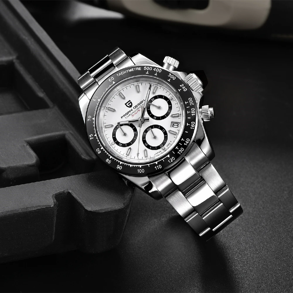 PAGANI DESIGN Men's Watch Luxury Quartz Watch Stainless Steel Waterproof Automatic Date Military Chronograph Clock Montre Homme
PAGANI DESIGN Men's Watch Luxury Quartz Watch Stainless Steel Waterproof Automatic Date Military Chronograph Clock Montre Homme