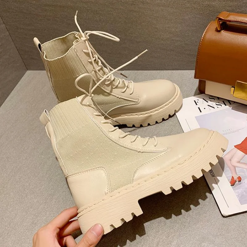 Women's Thick-heeled Round Toe Ankle Boots, Autumn Shoes, 2021 New Thick-soled Lace-up Stretch Boots, Trendy Boots, Women's Boot
Women's Thick-heeled Round Toe Ankle Boots, Autumn Shoes, 2021 New Thick-soled Lace-up Stretch Boots, Trendy Boots, Women's Boot