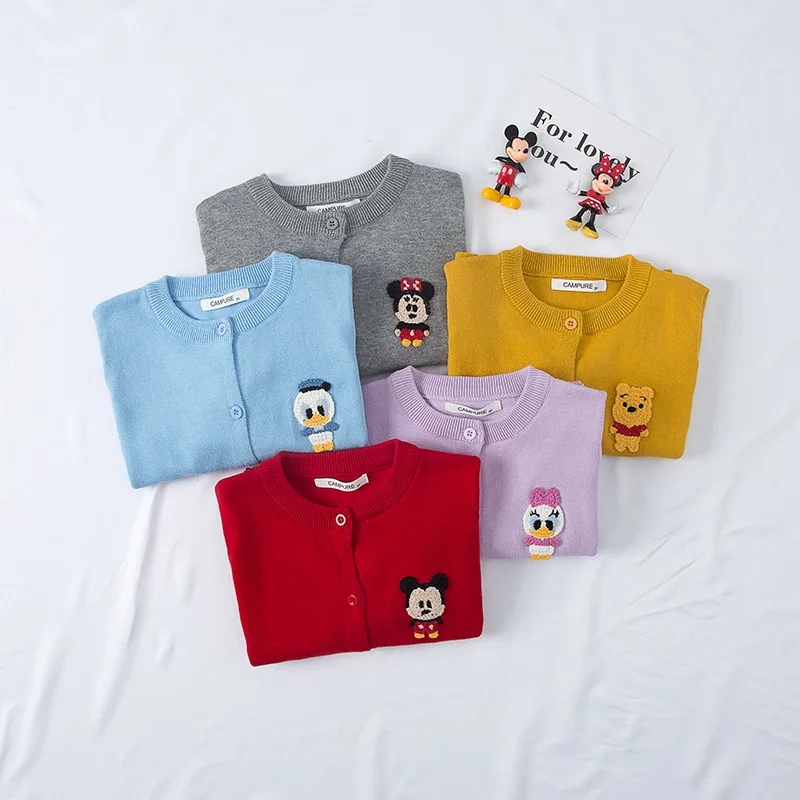 Kids Cartoon Minnie Mickey Mouse Knitted Sweater Toddler Girl Boy Cute Daisy Winnie The Pooh Donald Duck Knit Sweater Cotton
Kids Cartoon Minnie Mickey Mouse Knitted Sweater Toddler Girl Boy Cute Daisy Winnie The Pooh Donald Duck Knit Sweater Cotton