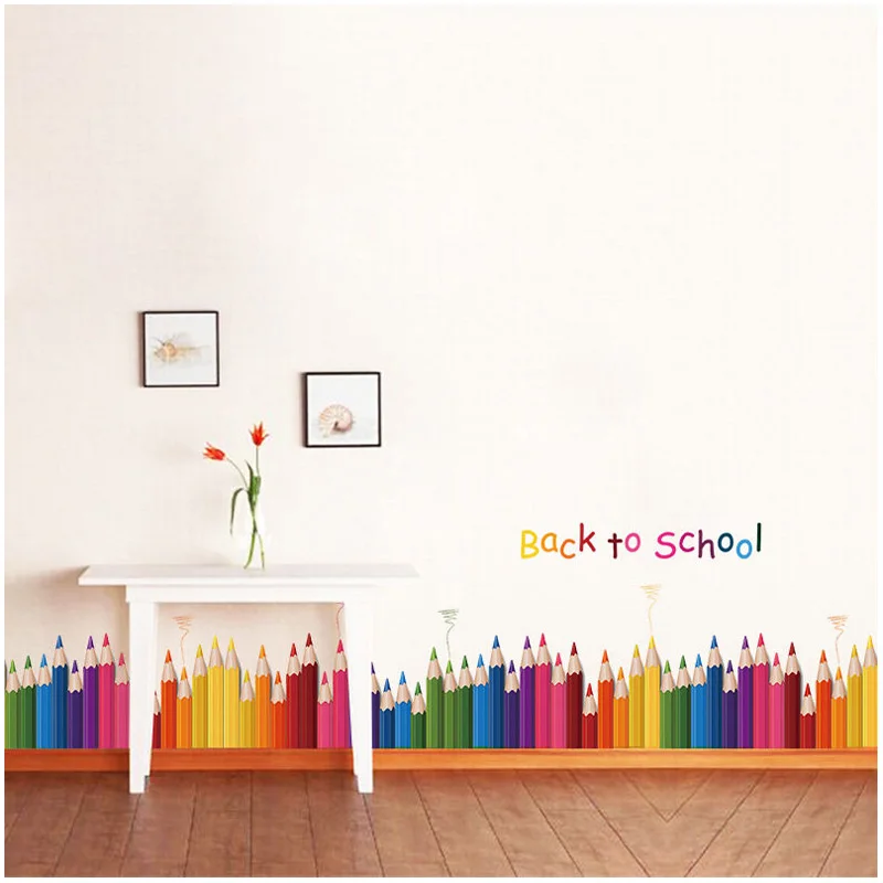 DIY Mural Pencil Back To School Vinyl Art Words Quote Wall Sticker PVC Removable Multicolor
DIY Mural Pencil Back To School Vinyl Art Words Quote Wall Sticker PVC Removable Multicolor