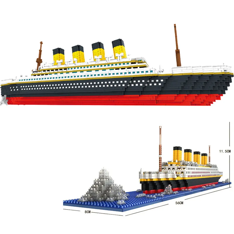Assemble DIY Giant Titanic Ship Building Blocks Micro Bricks Educational Model Toys for Children
Assemble DIY Giant Titanic Ship Building Blocks Micro Bricks Educational Model Toys for Children