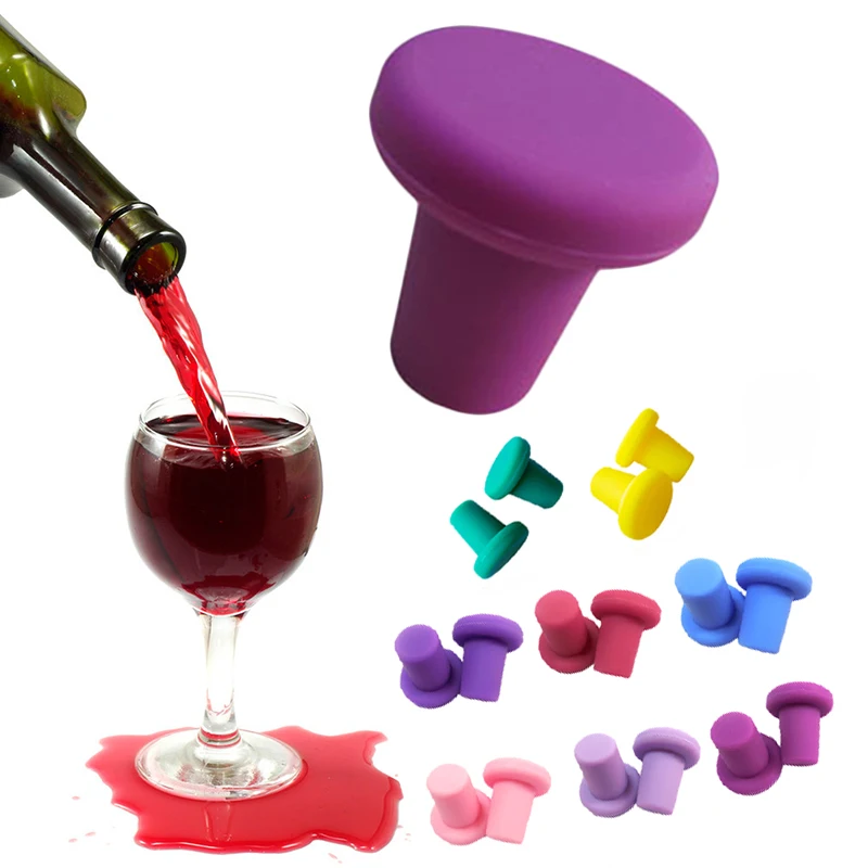 6 Colors Bottle Stopper Bottle Caps Wine Stopper Family Bar Preservation Tools Silicone Creative Design Safe And Healthy
6 Colors Bottle Stopper Bottle Caps Wine Stopper Family Bar Preservation Tools Silicone Creative Design Safe And Healthy